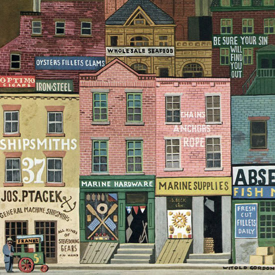 Witold Gordon The New Yorker 1946_04_06 Copyright crop | Best of 1940s Ad and Cover Art