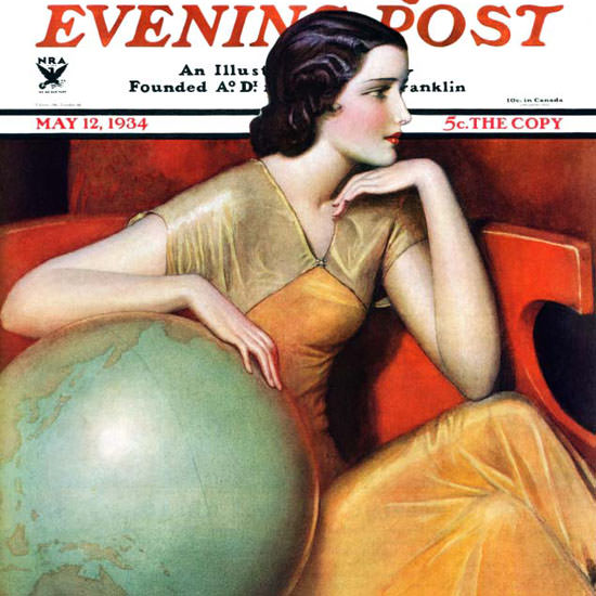 Wladyslaw Teodor Benda Saturday Eve Post 1934_05_12 Copyright crop | Best of 1930s Ad and Cover Art