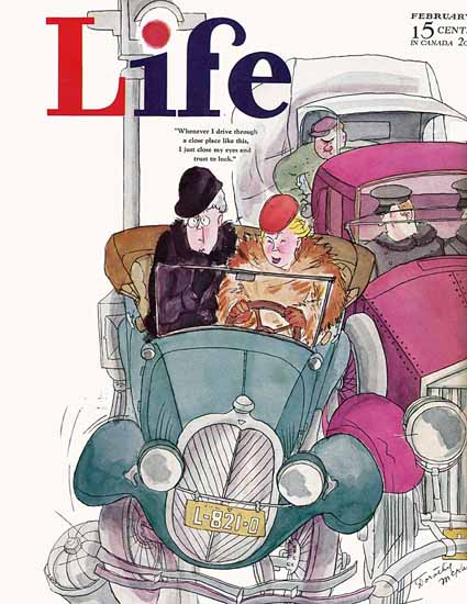 WomenArt Dorothy McKay Cover Life Magazine 1934-02 Copyright | 69 Women Cover Artists and 826 Covers 1902-1970
