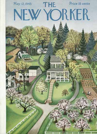WomenArt Edna Eicke Cover The New Yorker 1945_05_12 Copyright | 69 Women Cover Artists and 826 Covers 1902-1970