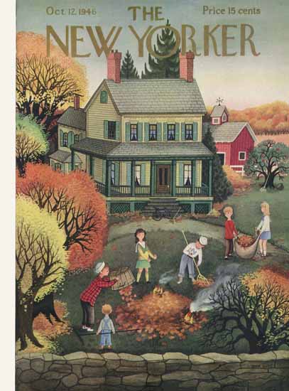 WomenArt Edna Eicke Cover The New Yorker 1946_10_12 Copyright | 69 Women Cover Artists and 826 Covers 1902-1970