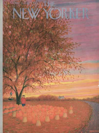 WomenArt Edna Eicke Cover The New Yorker 1953_10_31 Copyright | 69 Women Cover Artists and 826 Covers 1902-1970