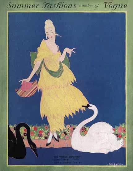 WomenArt Helen Dryden Vogue Cover 1914-06-01 Copyright | 69 Women Cover Artists and 826 Covers 1902-1970