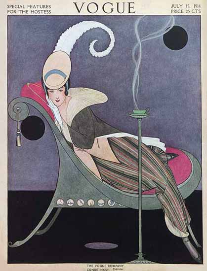 WomenArt Helen Dryden Vogue Cover 1914-07-15 Copyright | 69 Women Cover Artists and 826 Covers 1902-1970