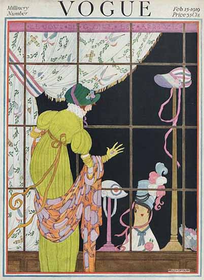 WomenArt Helen Dryden Vogue Cover 1919-02-15 Copyright | 69 Women Cover Artists and 826 Covers 1902-1970