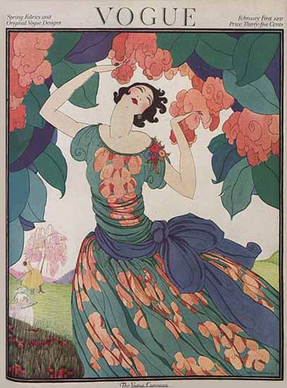 WomenArt Helen Dryden Vogue Cover 1921-02-01 Copyright | 69 Women Cover Artists and 826 Covers 1902-1970