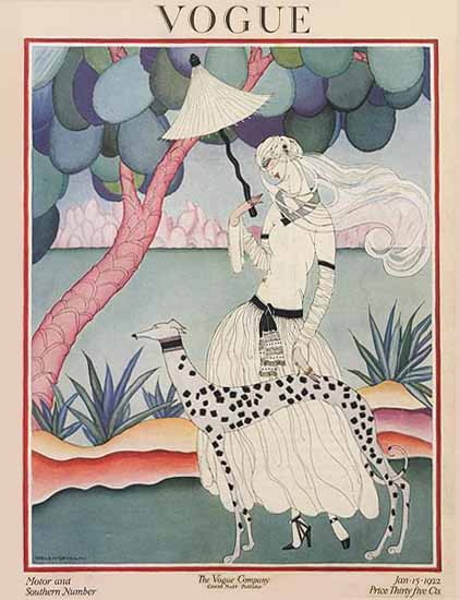 WomenArt Helen Dryden Vogue Cover 1922-01-15 Copyright | 69 Women Cover Artists and 826 Covers 1902-1970