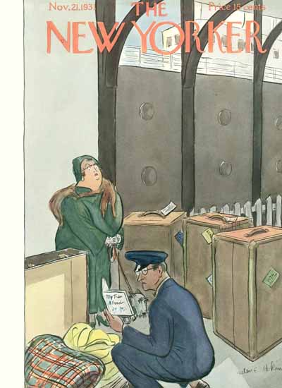 WomenArt Helen E Hokinson The New Yorker 1931_11_21 Copyright | 69 Women Cover Artists and 826 Covers 1902-1970