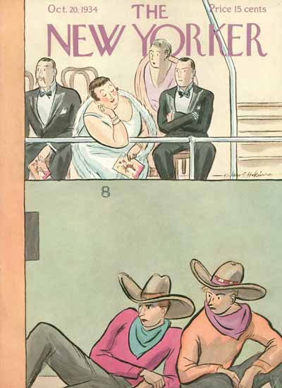 WomenArt Helen E Hokinson The New Yorker 1934_10_20 Copyright | 69 Women Cover Artists and 826 Covers 1902-1970