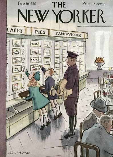 WomenArt Helen E Hokinson The New Yorker 1938_02_26 Copyright | 69 Women Cover Artists and 826 Covers 1902-1970