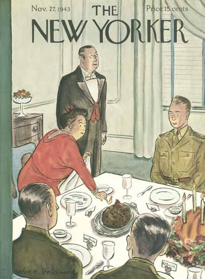 WomenArt Helen E Hokinson The New Yorker 1943_11_27 Copyright | 69 Women Cover Artists and 826 Covers 1902-1970
