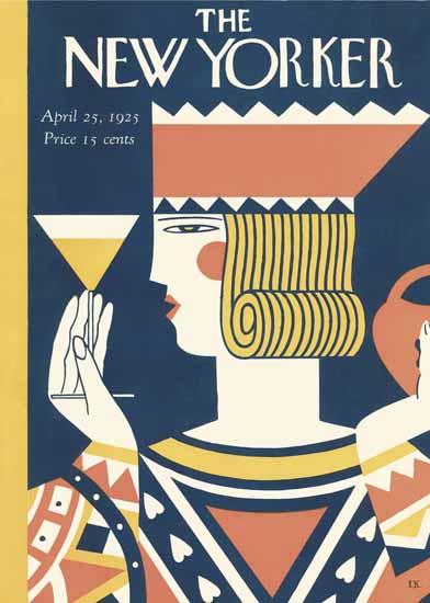 WomenArt Ilonka Karasz Cover The New Yorker 1925_04_25 Copyright | 69 Women Cover Artists and 826 Covers 1902-1970