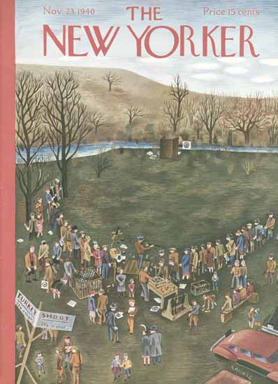 WomenArt Ilonka Karasz Cover The New Yorker 1940_11_23 Copyright | 69 Women Cover Artists and 826 Covers 1902-1970