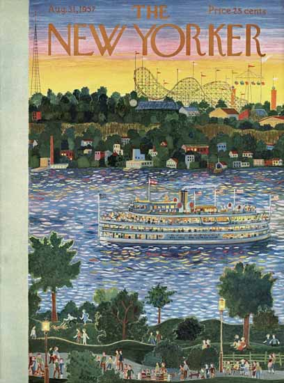 WomenArt Ilonka Karasz Cover The New Yorker 1957_08_31 Copyright | 69 Women Cover Artists and 826 Covers 1902-1970