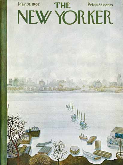 WomenArt Ilonka Karasz Cover The New Yorker 1962_03_31 Copyright | 69 Women Cover Artists and 826 Covers 1902-1970