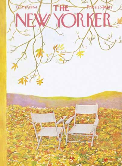 WomenArt Ilonka Karasz Cover The New Yorker 1964_10_17 Copyright | 69 Women Cover Artists and 826 Covers 1902-1970