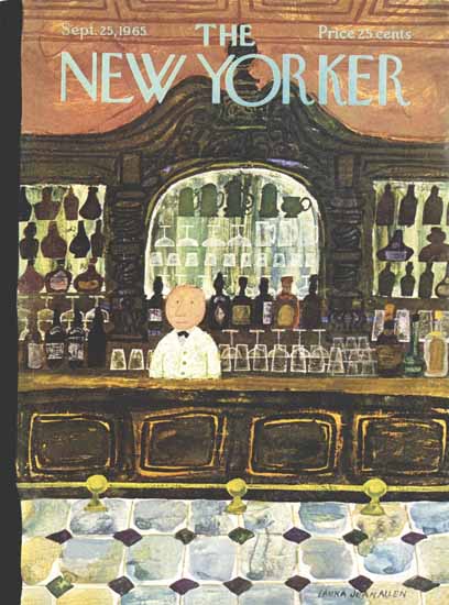 WomenArt Laura Jean Allen Cover The New Yorker 1965_09_25 Copyright | 69 Women Cover Artists and 826 Covers 1902-1970