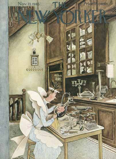 WomenArt Mary Petty Cover The New Yorker 1945_11_10 Copyright | 69 Women Cover Artists and 826 Covers 1902-1970