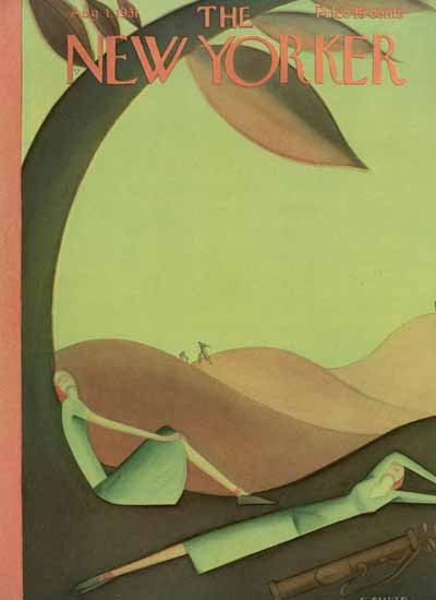 WomenArt Rose Silver Cover The New Yorker 1931_08_01 Copyright | 69 Women Cover Artists and 826 Covers 1902-1970