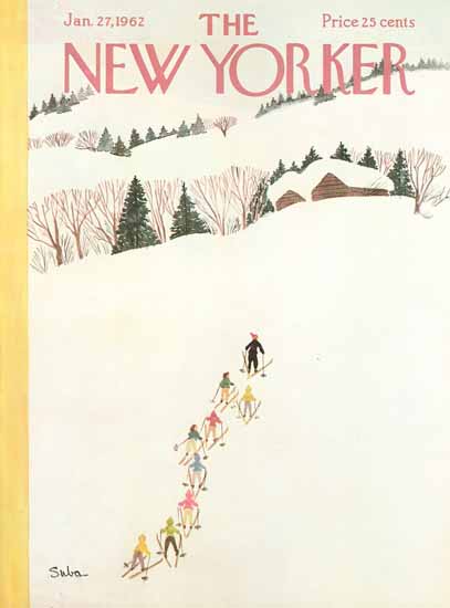 WomenArt Susanne Suba Cover The New Yorker 1962_01_27 Copyright | 69 Women Cover Artists and 826 Covers 1902-1970