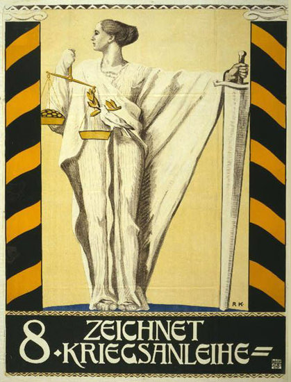 Zeichnet 8 Kriegsanleihe | Vintage War Propaganda Posters 1891-1970